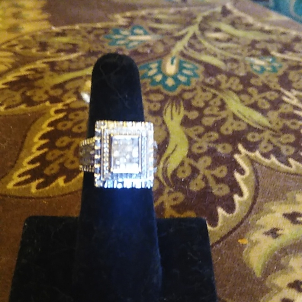 Sterling silver diamond ring purchased 2008.